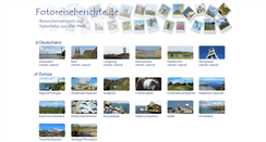 Desktop Screenshot of fotoreiseberichte.de